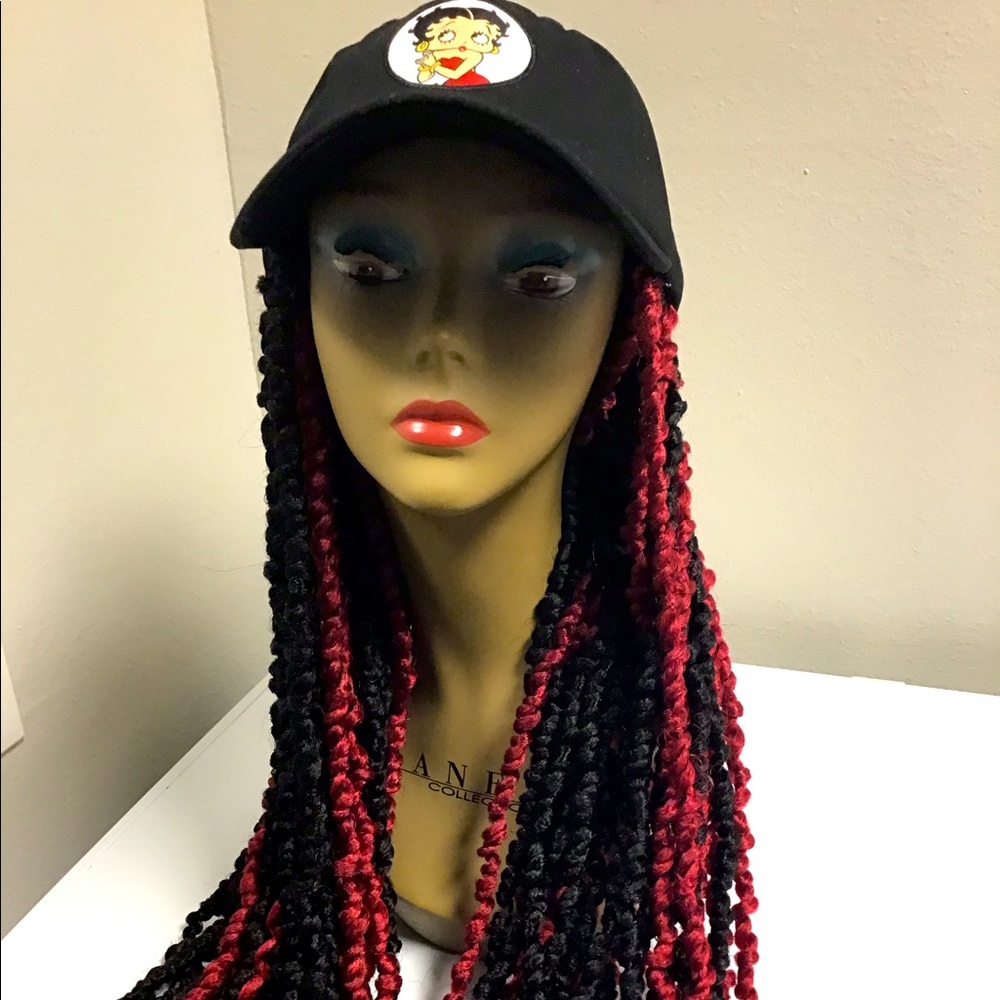 Twist hat wig